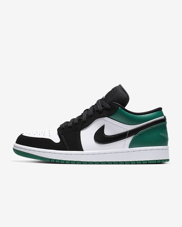 Nike Air Jordan 1s - Green/Black Low